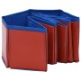 Piscina para perros plegable PVC rojo 80x20 cm