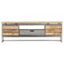 TV-Schrank aus massivem Mangoholz, 120 x 30 x 40 cm von vidaXL, TV-Möbel - Ref: Foro24-286533, Preis: 271,74 €, Rabatt: %