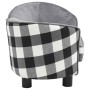 Sofá para perro felpa gris 68x38x38 cm