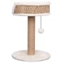 Árbol para gatos con poste rascador hierba marina 49 cm