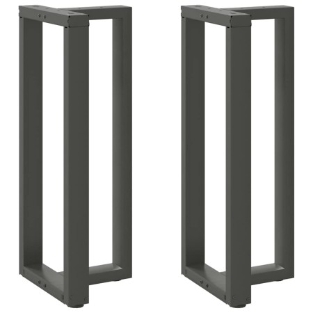 Patas para mesa de bar en forma de T (2 unidades), antracita