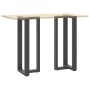 Patas para mesa de bar en forma de T (2 unidades), antracita