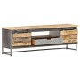Mueble para TV de madera maciza de mango 120x30x40 cm de vidaXL, Muebles TV - Ref: Foro24-286533, Precio: 271,61 €, Descuento: %