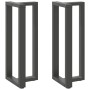 Patas para mesa de bar en forma de T (2 unidades), antracita