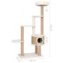 Árbol para gatos cojín lujo poste rascador hierba marina 148 cm