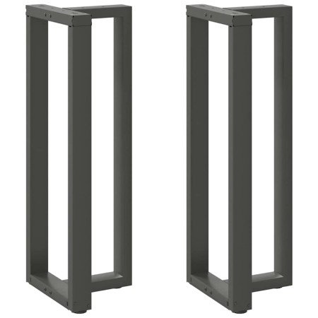 Patas para mesa de bar en forma de T (2 unidades), antracita