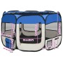 Parque de perros plegable y bolsa transporte azul 110x110x58cm en Casetas y cercados para perros | Comprar online en Foro24