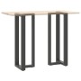 Patas para mesa de bar en forma de T (2 unidades), antracita