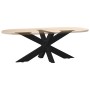 Pata para mesa de centro con forma de araña, color negro, 98 x