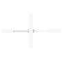 Pata de mesa de comedor forma araña blanca 120x68x(72-73) cm