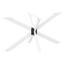 Pata de mesa de comedor forma araña blanca 150x78x(72-73) cm
