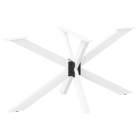 Pata de mesa de comedor forma araña blanca 150x78x(72-73) cm
