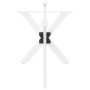 Pata de mesa de comedor forma araña blanca 150x78x(72-73) cm