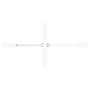 Pata de mesa de comedor forma araña blanca 150x78x(72-73) cm