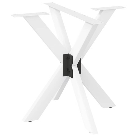 Pata de mesa de comedor forma araña blanca 85x85x(72-73) cm