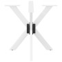 Pata de mesa de comedor forma araña blanca 85x85x(72-73) cm