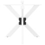 Pata de mesa de comedor forma araña blanca 85x85x(72-73) cm