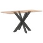 Pata de mesa de comedor forma araña antracita 85x85x(72-73) cm