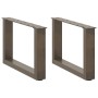 Patas para mesa de centro en forma de U (2 unidades, acero