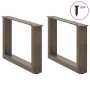 Patas para mesa de centro en forma de U (2 unidades, acero