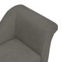 Sofá para perros con almohada gris oscuro felpa 83x44x44 cm