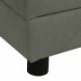 Sofá para perros con almohada gris oscuro felpa 83x44x44 cm