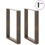 Patas para mesa de comedor en forma de U (2 unidades, acero
