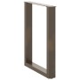 Patas para mesa de comedor en forma de U (2 unidades, acero