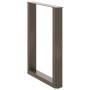 Patas para mesa de comedor en forma de U (2 unidades, acero