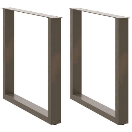 Patas para mesa de comedor en forma de U (2 unidades, acero