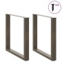 Patas para mesa de comedor en forma de U (2 unidades, acero