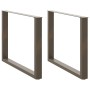 Patas para mesa de comedor en forma de U (2 unidades, acero