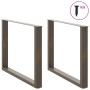 Patas para mesa de comedor en forma de U (2 unidades, acero