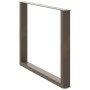 Patas para mesa de comedor en forma de U (2 unidades, acero