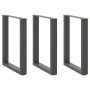 Patas para mesa de comedor en forma de U (3 unidades)