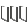 Patas para mesa de comedor en forma de U (3 unidades)