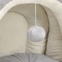 Cama para gatos color crema y gris 40x40x35 cm
