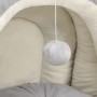 Cama para gatos color gris y crema 50x50x45 cm