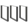 Patas para mesa de comedor en forma de U (3 unidades)