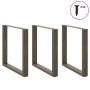 Patas para mesa de comedor en forma de U (3 unidades, acero