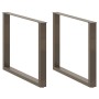 Patas para mesa de comedor en forma de U (3 unidades, acero