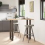 Patas para mesa de bar en forma de U (2 unidades, acero