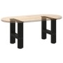Patas para mesa de centro negras (2 unidades, 40 x 30-31 cm