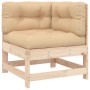 Gartenmöbel-Set 5-teilig und Kissen aus massivem Holz von vidaXL, Gartensets - Ref: Foro24-3186046, Preis: 355,84 €, Rabatt: %