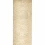 Rascador para gatos con postes de sisal gris claro 155 cm