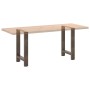 Patas para mesa de comedor de acero natural (2 unidades, 50 x