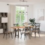 Patas para mesa de comedor de acero natural (2 unidades, 60 x