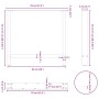 Patas para mesa de comedor negras (2 unidades, 70 x 72-73 cm