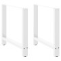 Patas para mesa de comedor blancas (2 unidades, 80 x 72-73 cm