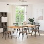 Patas para mesa de comedor blancas (2 unidades, 80 x 72-73 cm